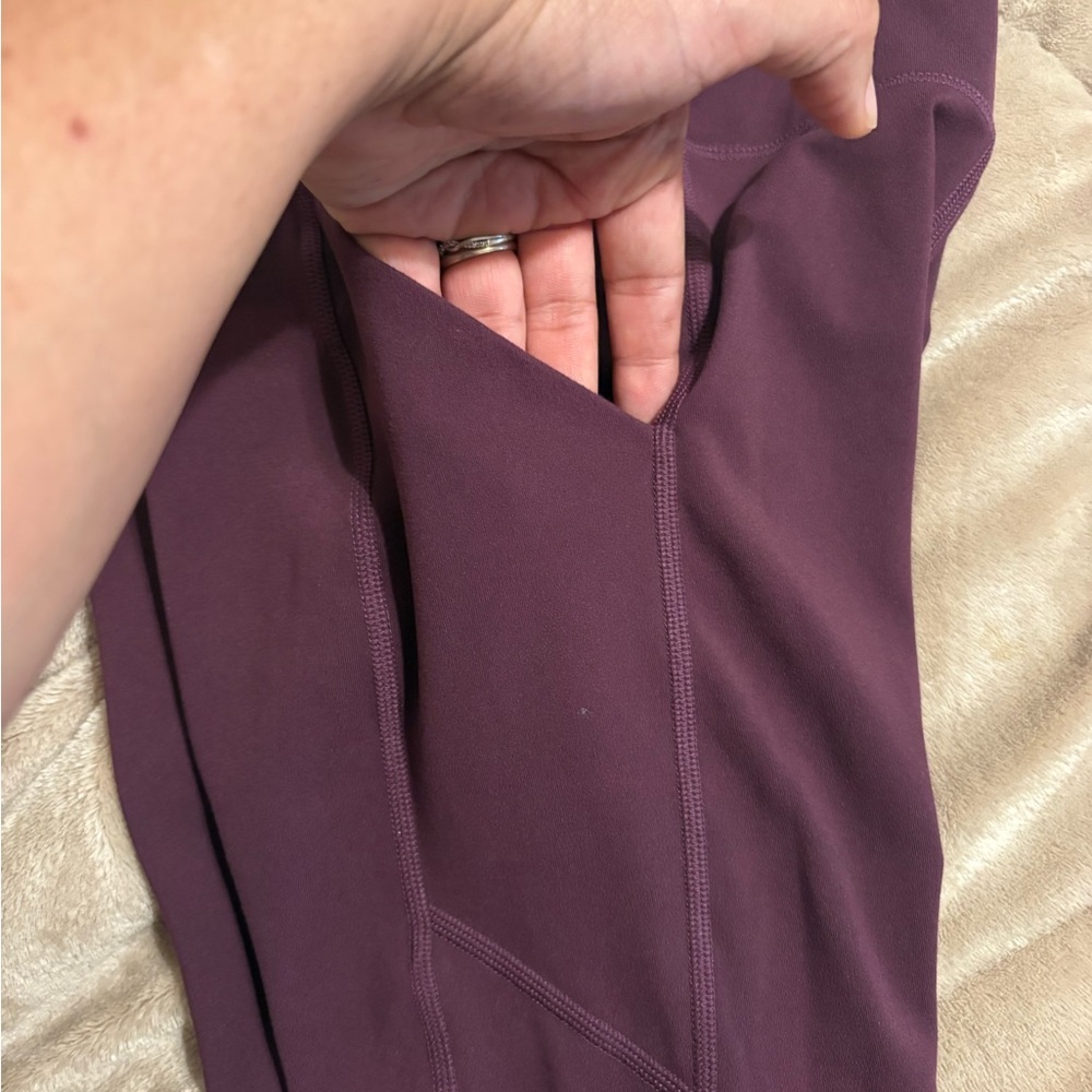Fabletics Kids Purple Leggings - Picture 2 of 5